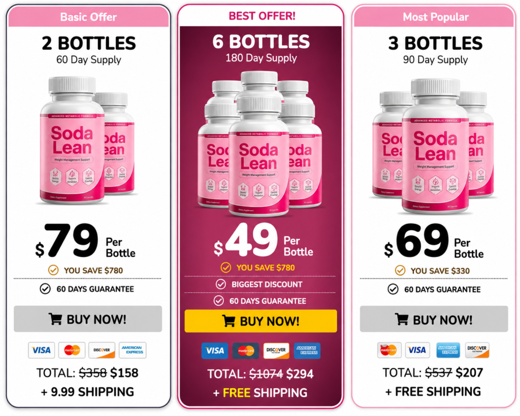 Fake baking soda recipes compared with official SodaLean supplement