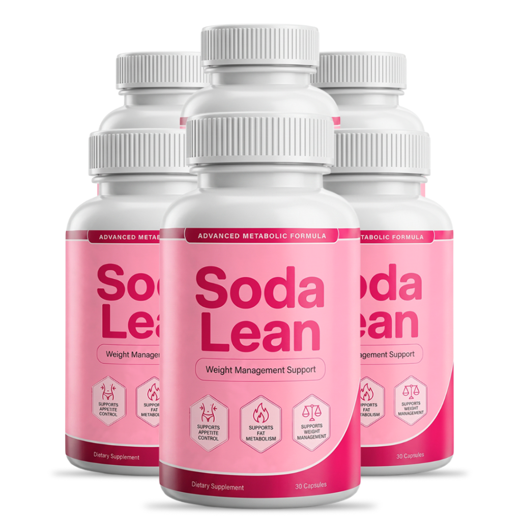 SodaLean six bottle supplement package